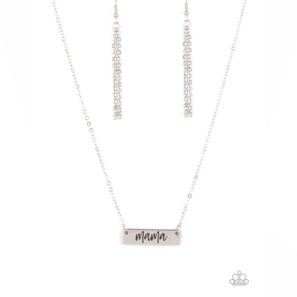 Elegant Silver Necklace Set